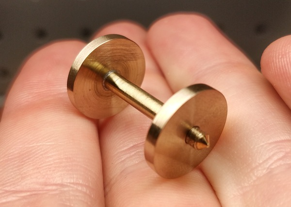 Rear side of cufflink