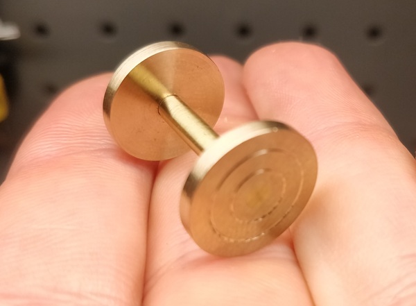 Front side of cufflink